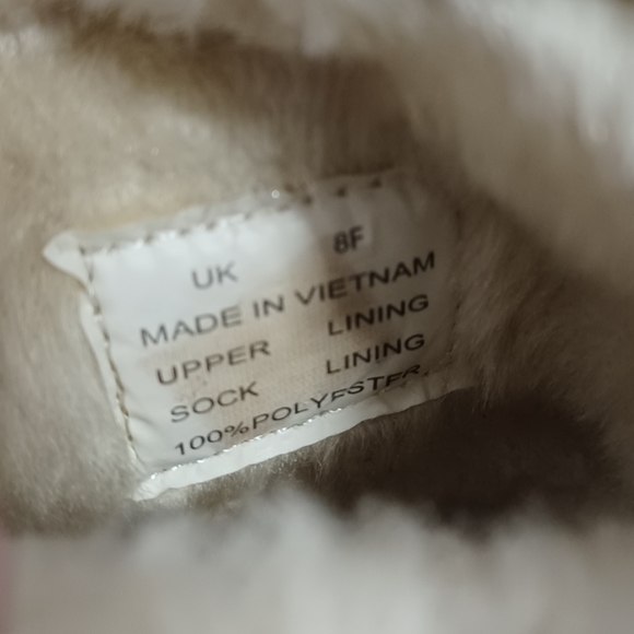 Clarks  Toddler Girls Brown boots suede leather size 8F  side zipper - Picture 2 of 8